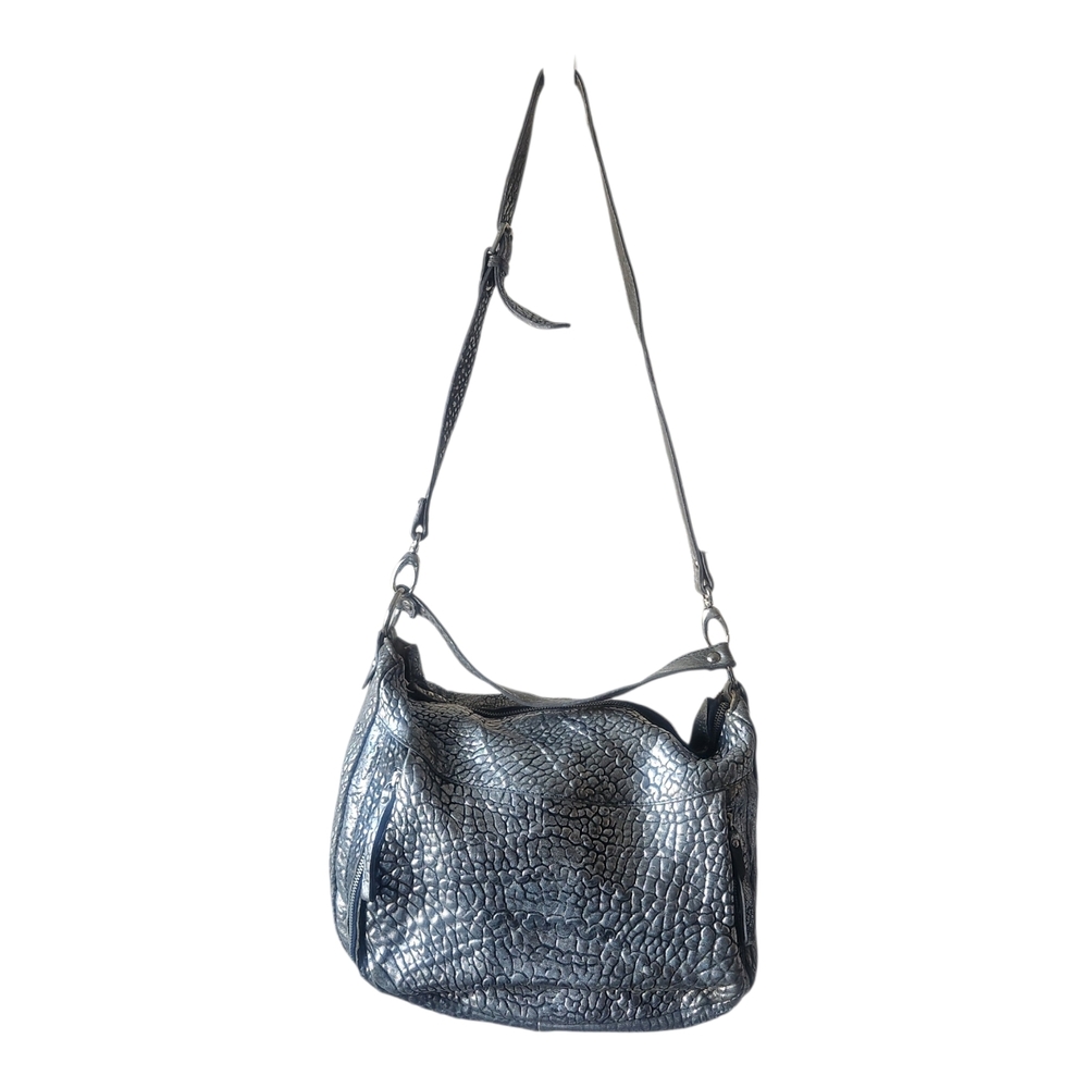Cynthia Rowley Metallic Silver Shoulder Bag